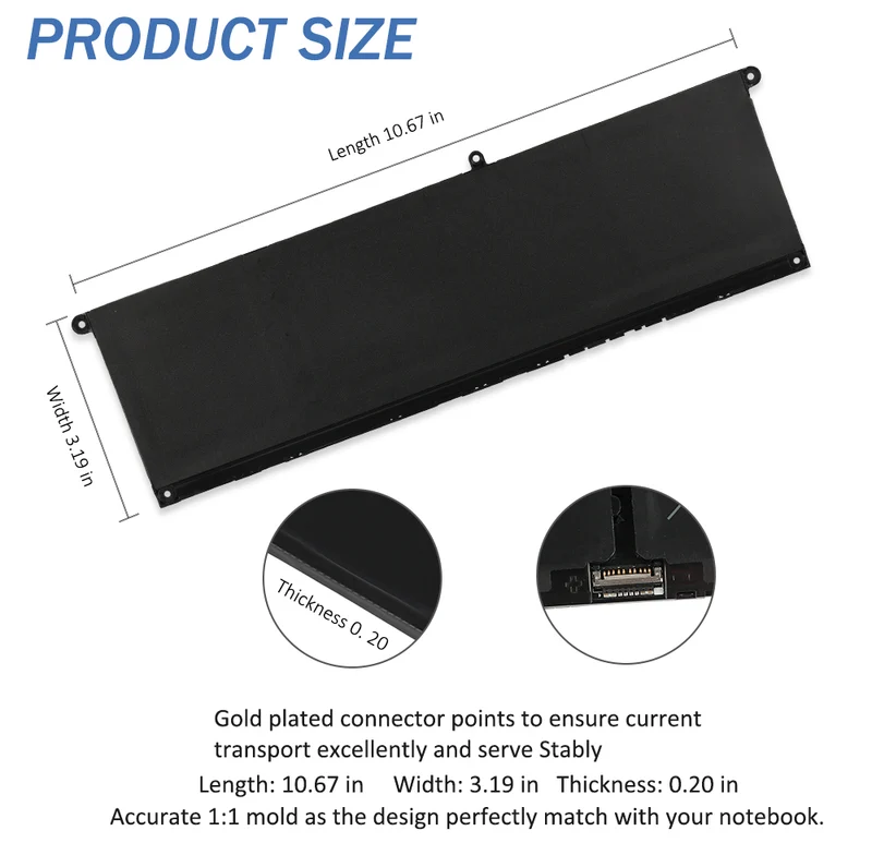 V6W33 Laptop Battery For Dell Vostro 16 5620 5625 series | LUSONBAY UK Stock