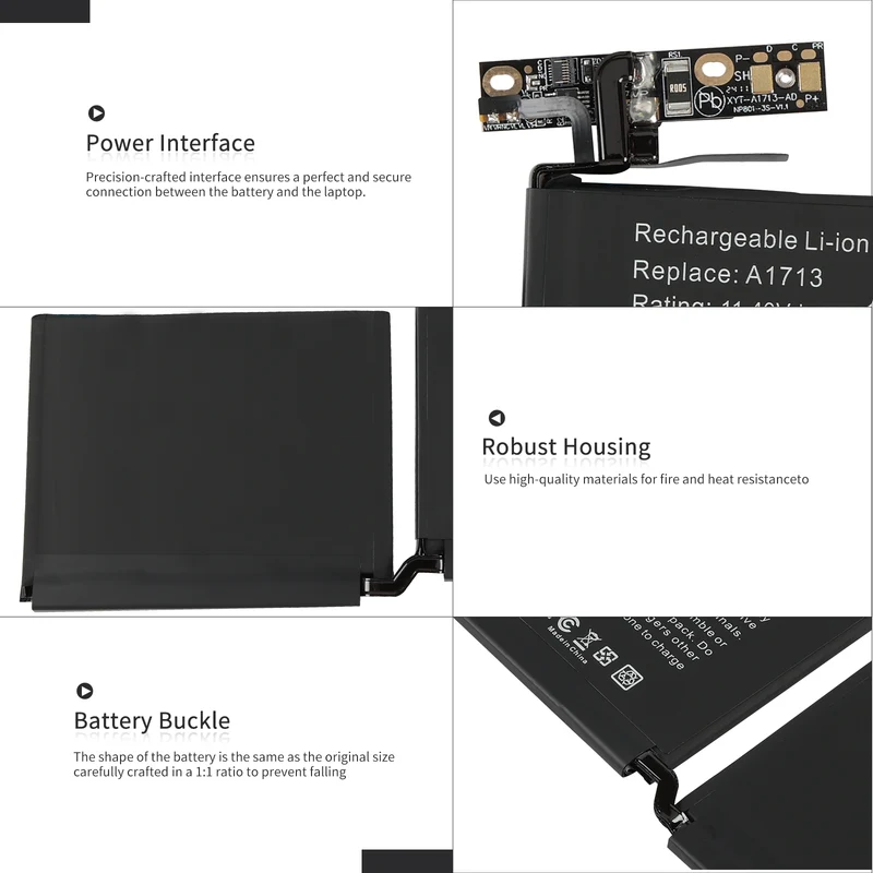 A1713 Battery For Apple MacBook Pro 13.3 inch Retina MLL42LL/A* | LUSONBAY UK Stock
