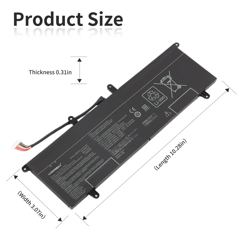 C41N1901 Laptop Battery For ASUS ZenBook Duo UX481F UX481FA UX481FAY UX481FL | LUSONBAY UK Stock