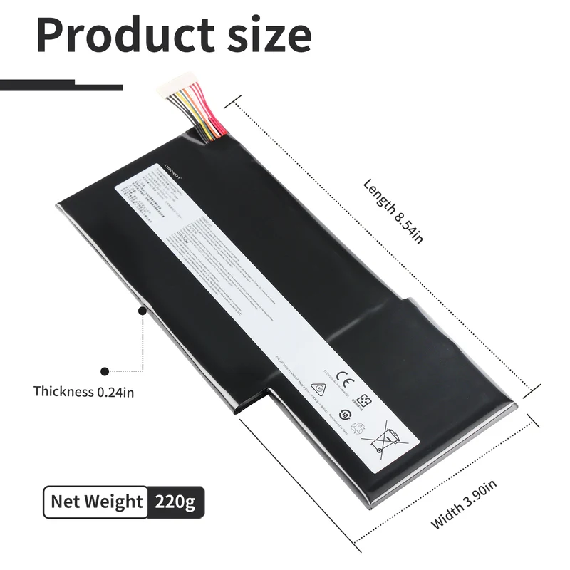 BTY-M6K Laptop Battery For MSI MS-17B4 MS-16K3 GS63VR 7RG Series | LUSONBAY UK Stock