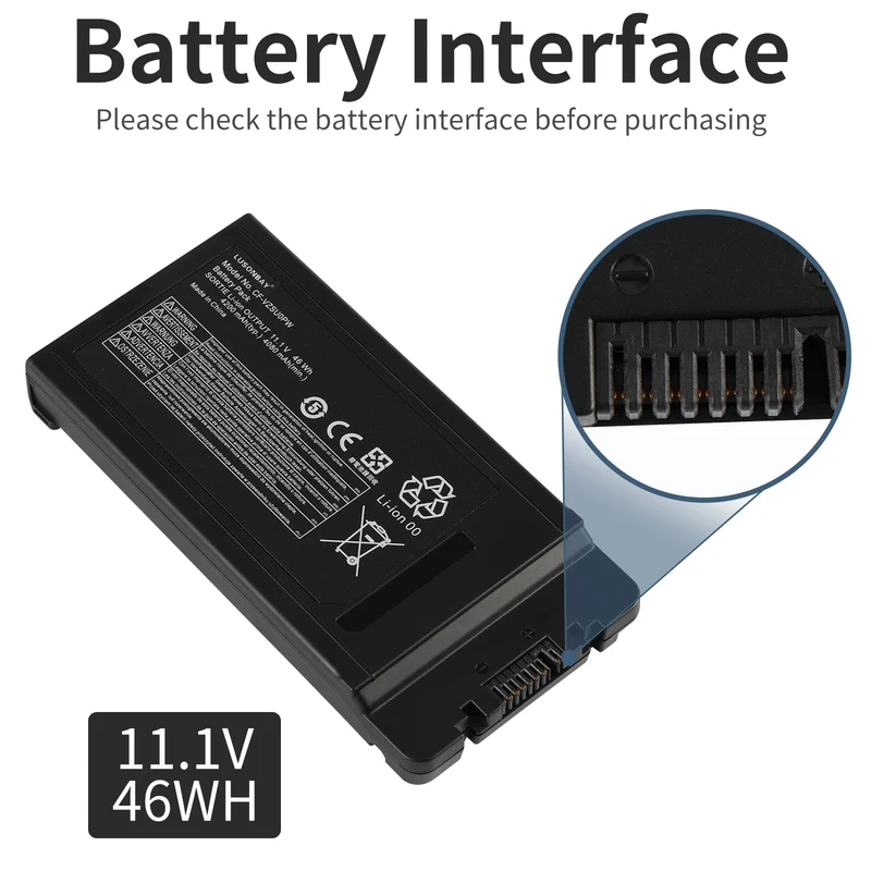 CF-VZSU0PW CF-VZSU0PR Battery For Panasonic Toughbook 54 PN 11.1V 46Wh | LUSONBAY UK Stock