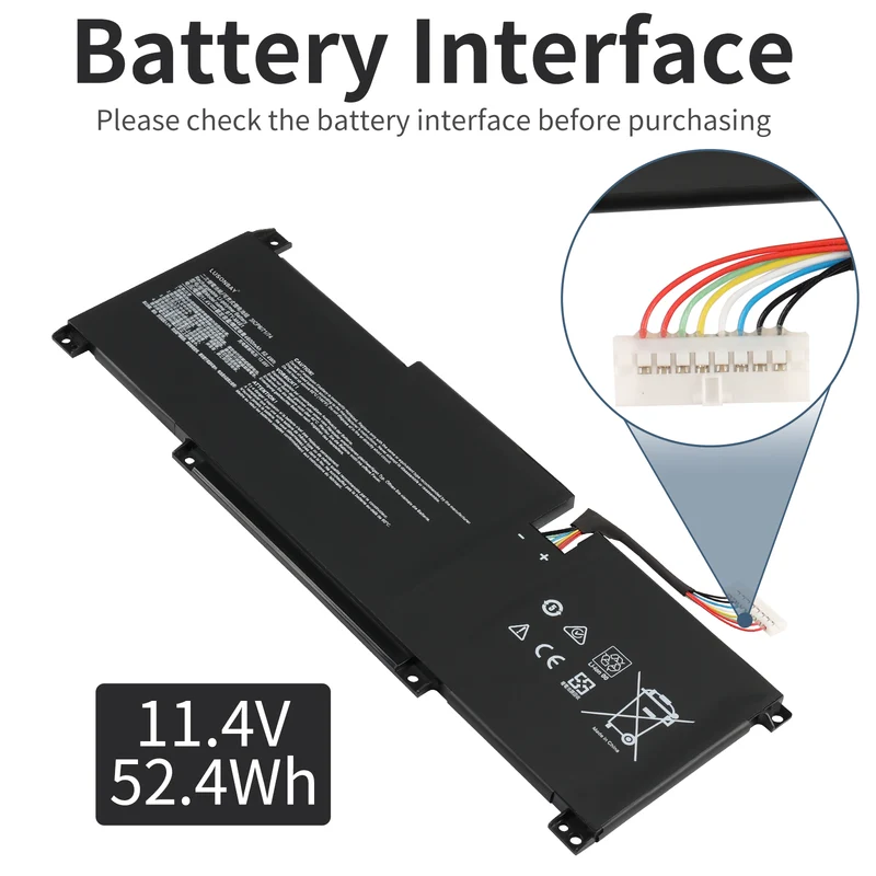 BTY-M491 Laptop Battery For MSI Modern 15 A10RB A10RB-041TW A10RB-033CN A10RB-034CN | LUSONBAY UK Stock