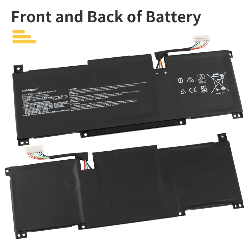 BTY-M491 Laptop Battery For MSI Modern 15 A10RB A10RB-041TW A10RB-033CN A10RB-034CN | LUSONBAY UK Stock