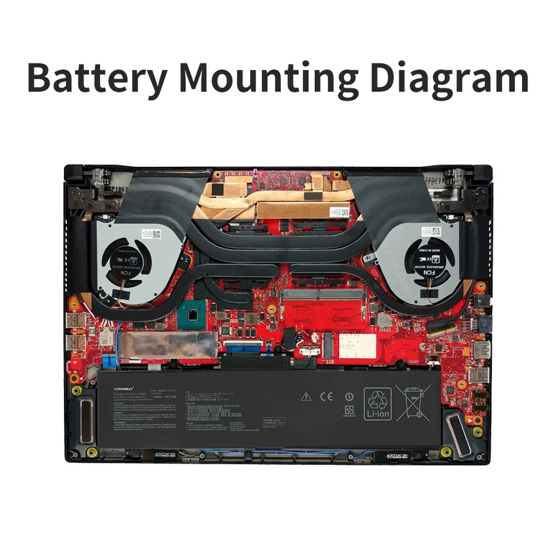 C41N1837 Laptop Battery For Asus TUF Dash F15 FX516PR FX516PR-AZ019T FX516PE | LUSONBAY UK Stock