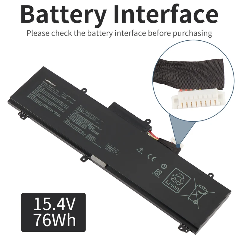 C41N1837 Laptop Battery For Asus TUF Dash F15 FX516PR FX516PR-AZ019T FX516PE | LUSONBAY UK Stock