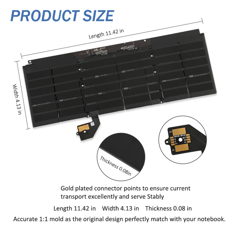 G3HTA052H Laptop Battery For Microsoft Surface Laptop 3 13.5 Inch 1867 1868 | LUSONBAY UK Stock