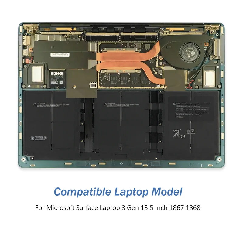 G3HTA052H Laptop Battery For Microsoft Surface Laptop 3 13.5 Inch 1867 1868 | LUSONBAY UK Stock