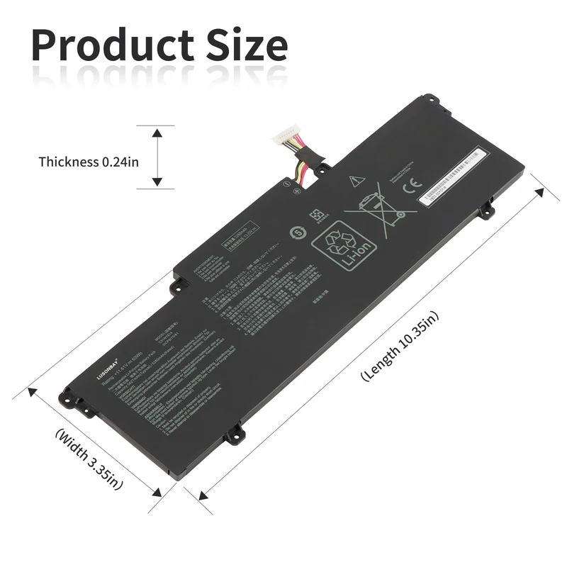 C31N1914 Laptop Battery for Asus ZenBook 13 UX425UG 14 UX435EA UX435EA-A5007T | LUSONBAY UK Stock