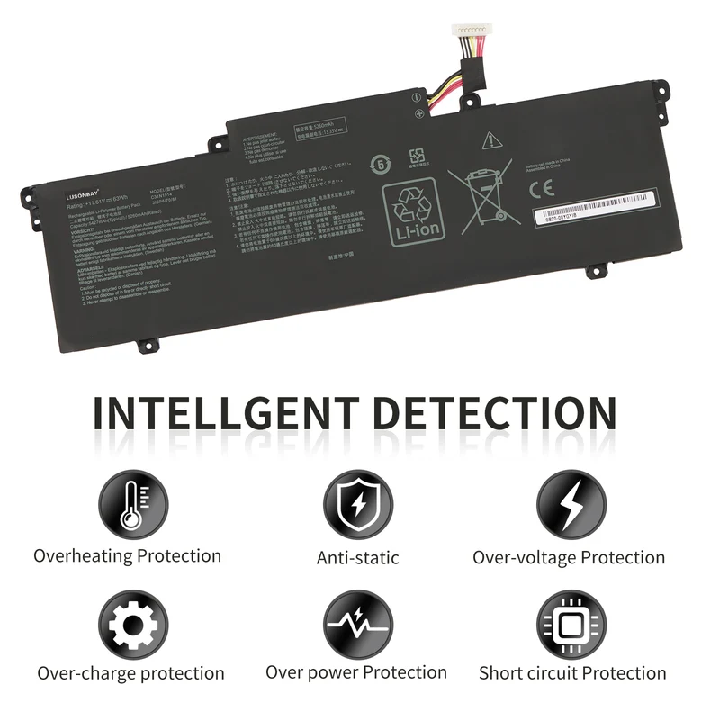 C31N1914 Laptop Battery for Asus ZenBook 13 UX425UG 14 UX435EA UX435EA-A5007T | LUSONBAY UK Stock