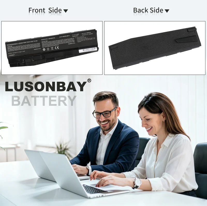 N850BAT-6 Laptop Battery For Clevo N850 N850HC N850HJ N870HC N870HJ1 | LUSONBAY UK Stock
