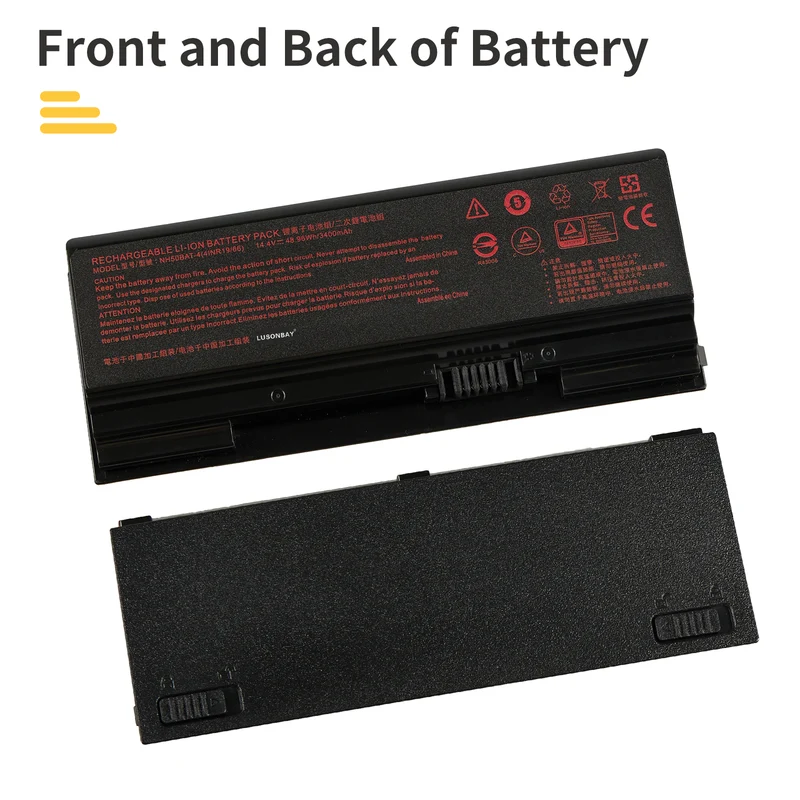 NH50BAT-4 Laptop Battery For Clevo NH70RHQ NH58RCQ machenike T58 Sager NP6875 NP7852 | LUSONBAY UK Stock