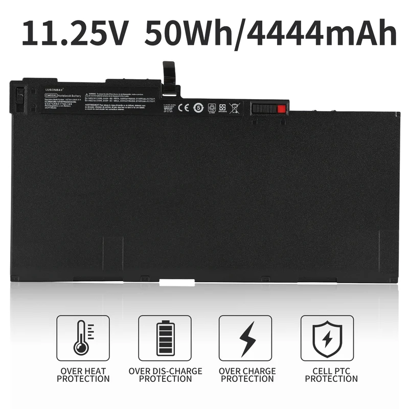 CM03XL Replacement Battery for HP EliteBook 840 845 850 740 745 750 G1 G2 (11.1V 50Wh) UK Stock