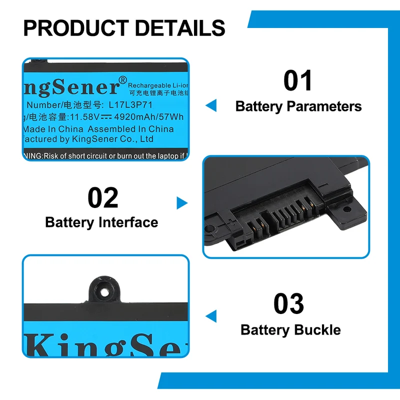 SB10K97622 Replacement Battery For Lenovo ThinkPad T480S