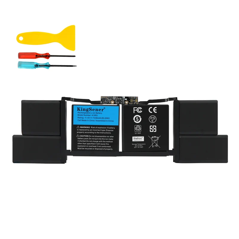 MacBook Pro MV932LL/A 15.3-inch(A1990) 2019 Battery Replacement-Compatible A1953