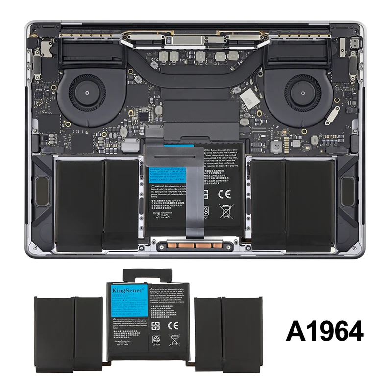 A1989 Replacement Battery For MacBook Pro (13-inch, 2019) MV962 MV972 MV982