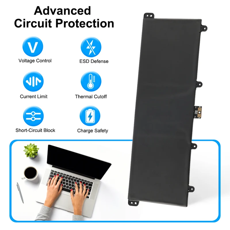 For Dell 9F4FN Replacement Battery For Latitude 3420 Series 7.6V 40WH/5000mAh