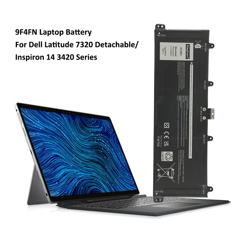 For Dell 9F4FN Replacement Battery For Latitude 3420 Series 7.6V 40WH/5000mAh