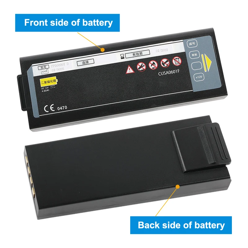I-PAD Defibrillator Battery Replacement-Compatible CUSA0601F