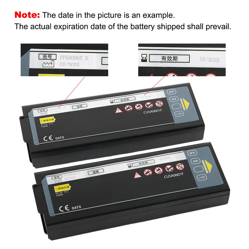 I-PAD Defibrillator Battery Replacement-Compatible CUSA0601F