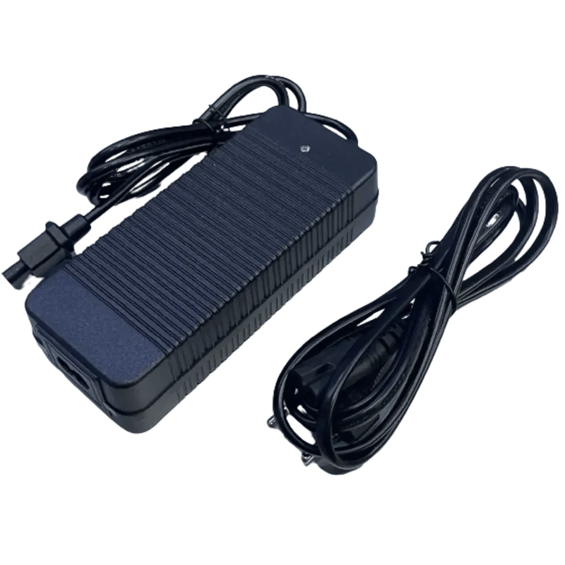 Chargeur 53.3V 2A pour trottinette, scooter électrique, fiche 3 broches