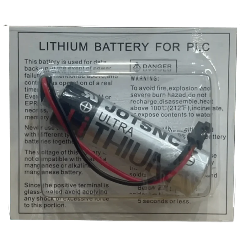 Pile PLC Lithium ER6V/2P 3.6V AA 14500 avec Connecteur 2P