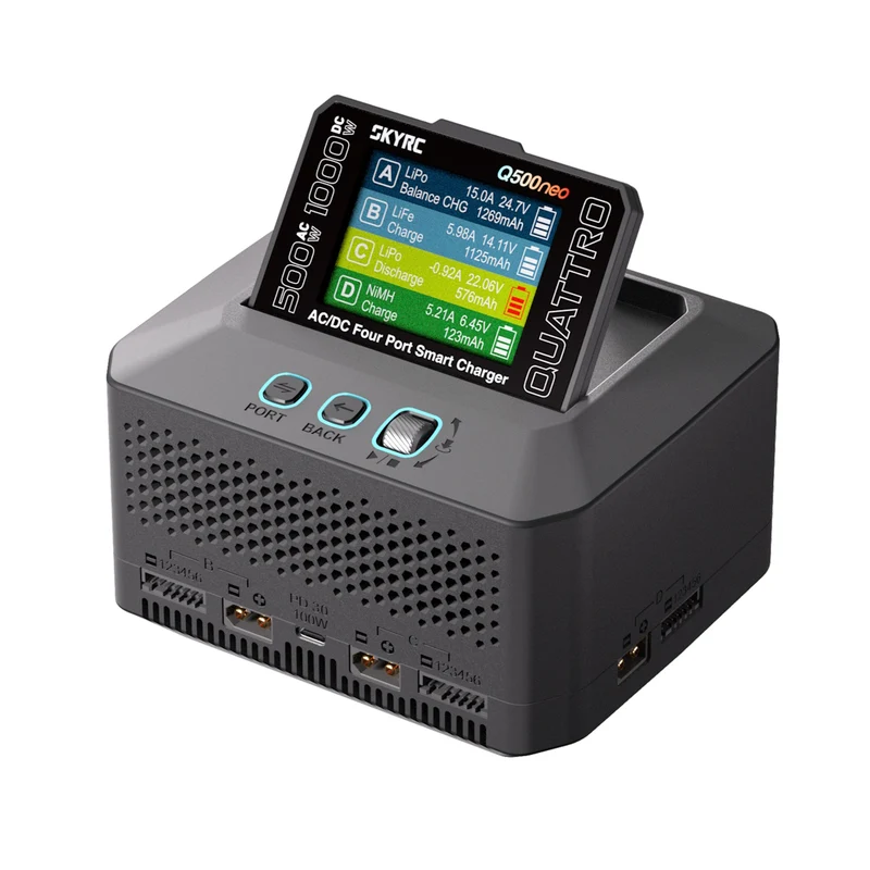 SkyRc Chargeur Q500 Neo Quattro 500W AC/DC SK100232-01