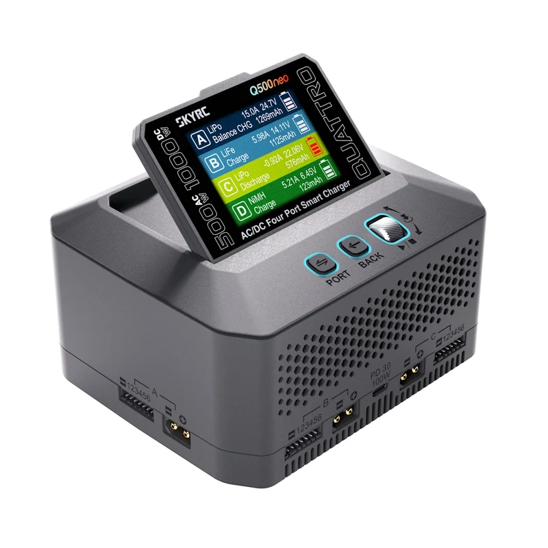 SkyRc Chargeur Q500 Neo Quattro 500W AC/DC SK100232-01