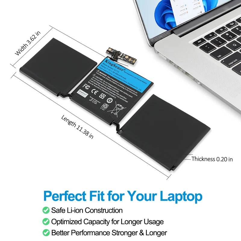 Replacement Battery For Apple MacBook Pro MLL42CH/A MLL42LL MLL42LL/A* MLUQ2CH/AMPXQ2LL