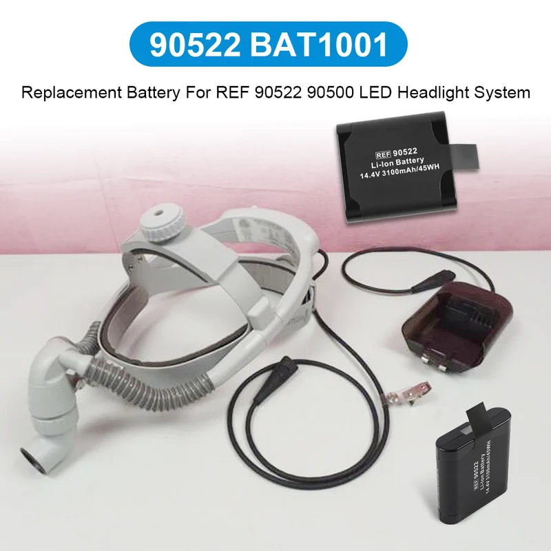 Integra REF 90522 LED Headlight System Battery Replacement 7.4V