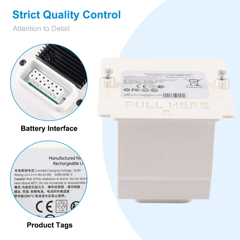 5399340-3 S5399340-2 Battery For GE Vivid S60N S60 Cardiac Ultrasound Scanner