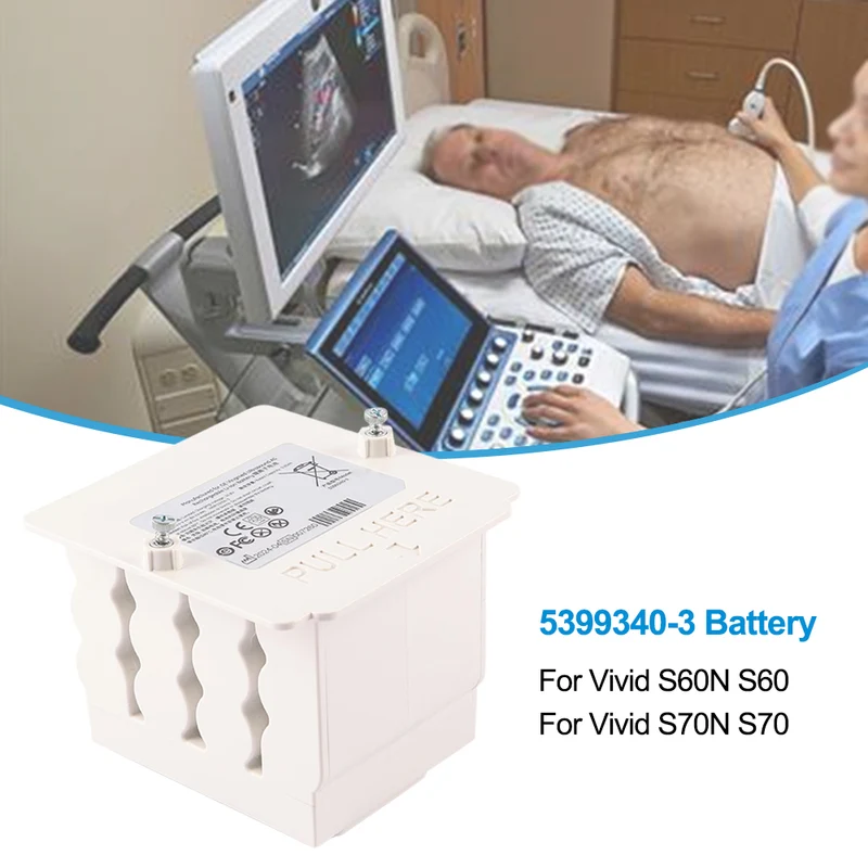 5399340-3 S5399340-2 Battery For GE Vivid S60N S60 Cardiac Ultrasound Scanner