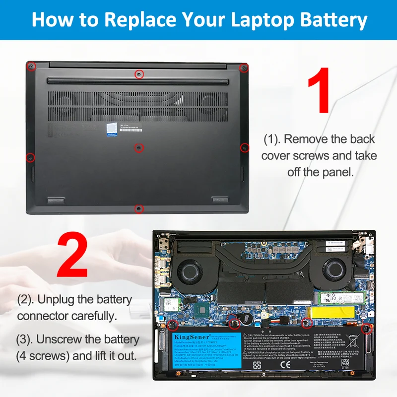 Lenovo ThinkPad X1 Extreme Gen 1 Laptop Battery Replacement-Compatible L17C4P72