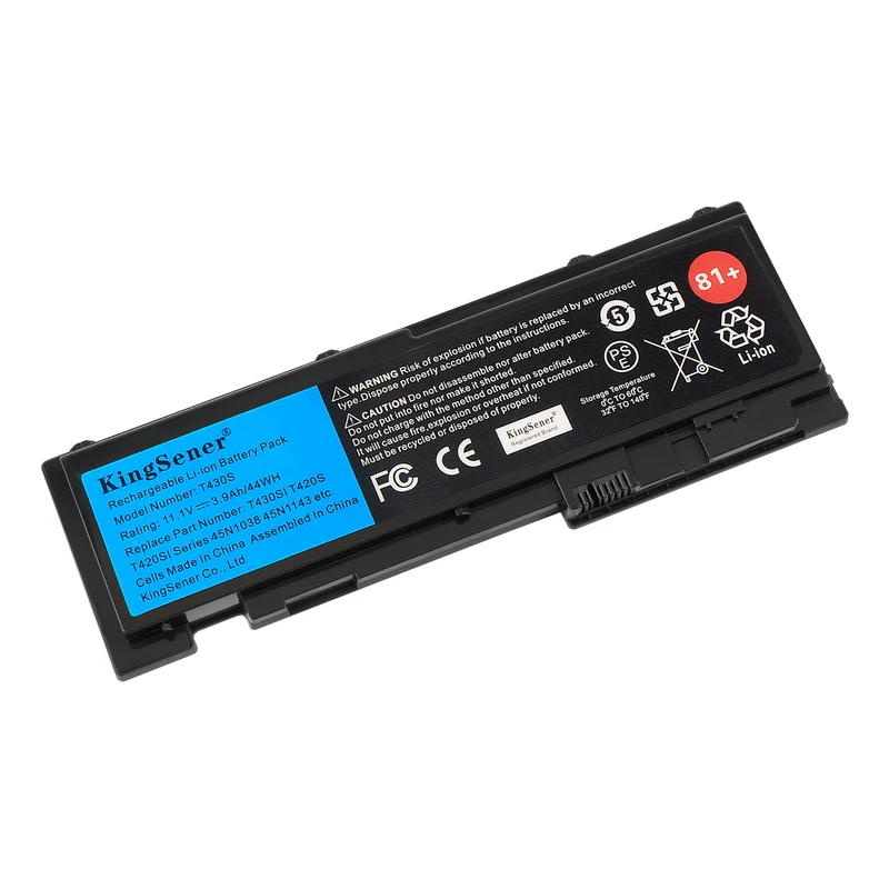 T430S 45N1039 Battery for Lenovo ThinkPad T430S T430Si T420S T420Si — 11.1V 44Wh