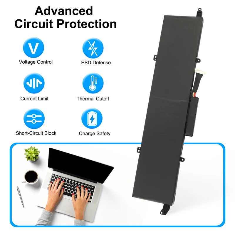Asus ROG Zephyrus G14 GA401II-R55TA8G Laptop Battery Replacement-Compatible C41N1908