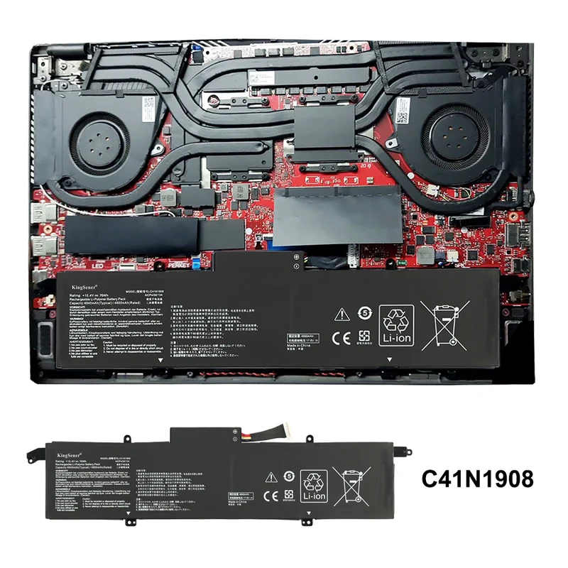Asus ROG Zephyrus G14 GA401II-R55TA8G Laptop Battery Replacement-Compatible C41N1908
