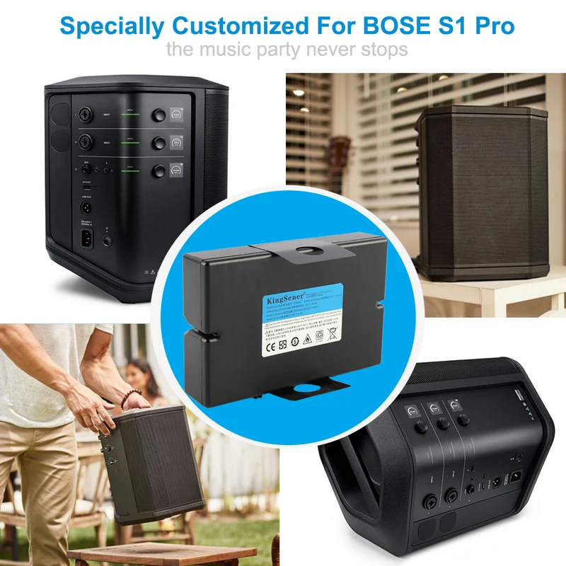 Bose S1 Pro Speaker System Battery Replacement-Compatible 078592