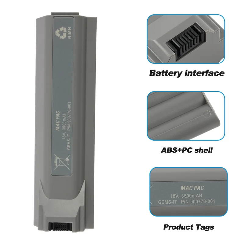 Battery for GE Marquette 5000, 5500, Mac Pac, Mac Stress, EKG, 900770-001 5962
