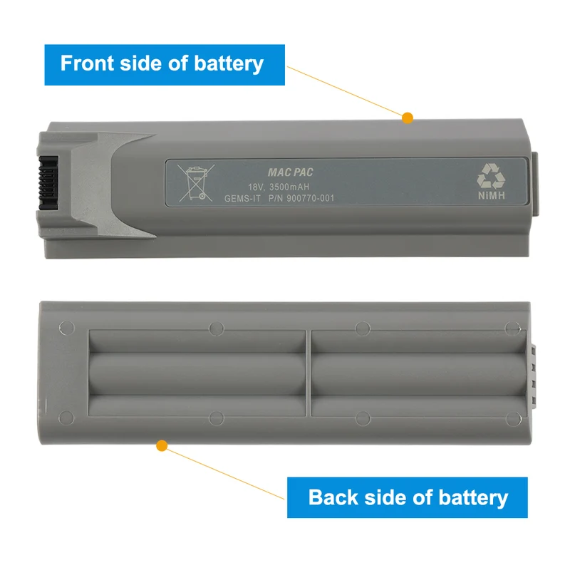 Battery for GE Marquette 5000, 5500, Mac Pac, Mac Stress, EKG, 900770-001 5962