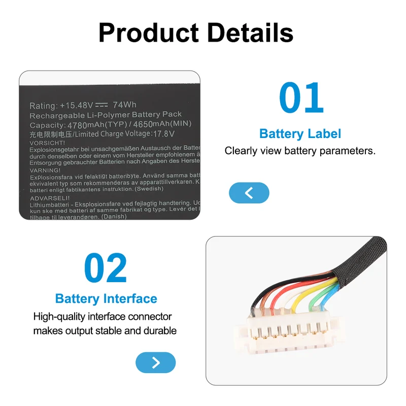 C41N2208 Replacement Battery For ASUS ROG Ally NR2301L Gaming Handheld (2023)