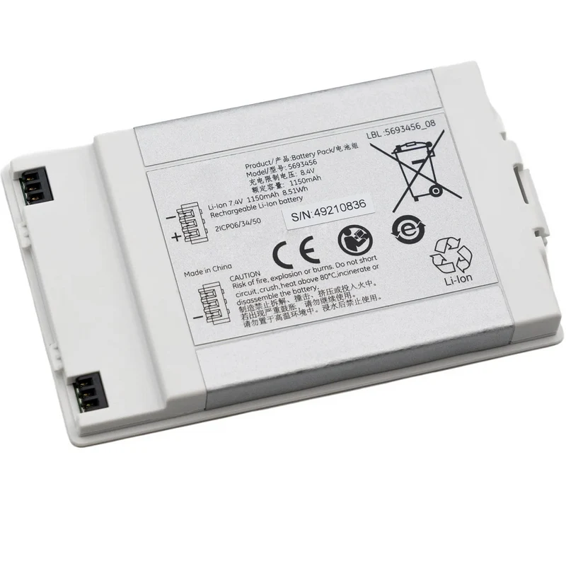 5693456 Replacement Battery for GE Healthcare Vscan Extend Ultrasound System