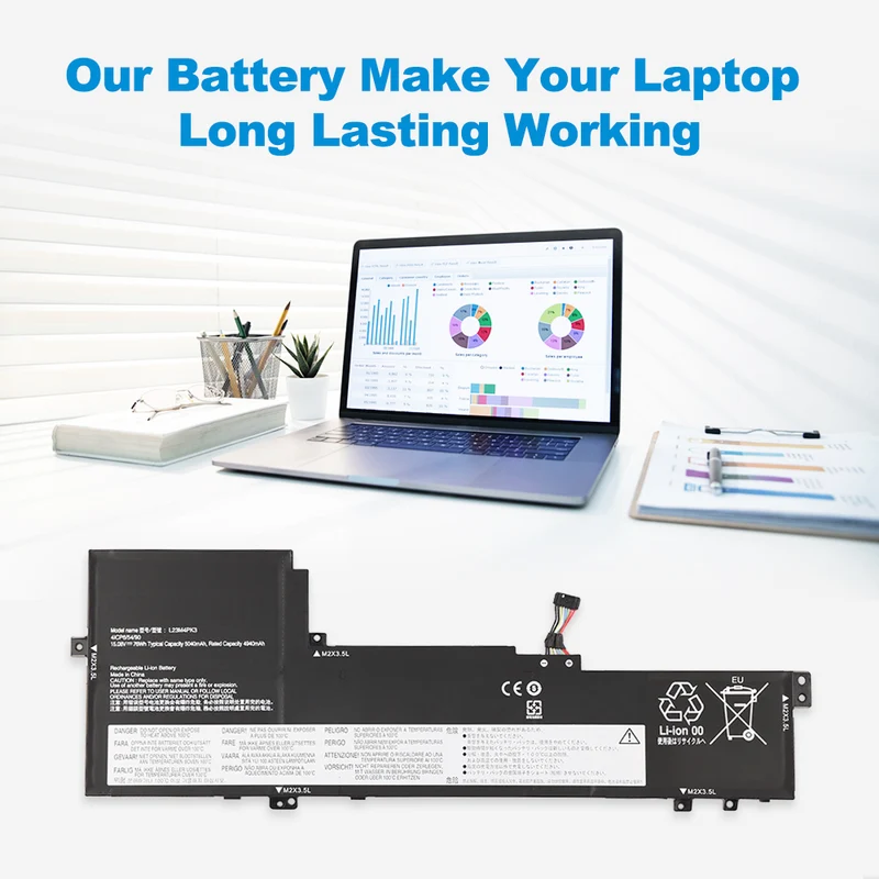 L23M4PK3 Laptop Battery For Lenovo Xiaoxin 16 IRL8 2024 Series