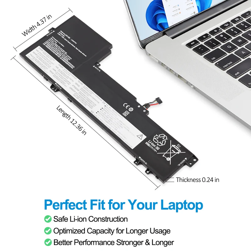 L23M4PK3 Laptop Battery For Lenovo Xiaoxin 16 IRL8 2024 Series