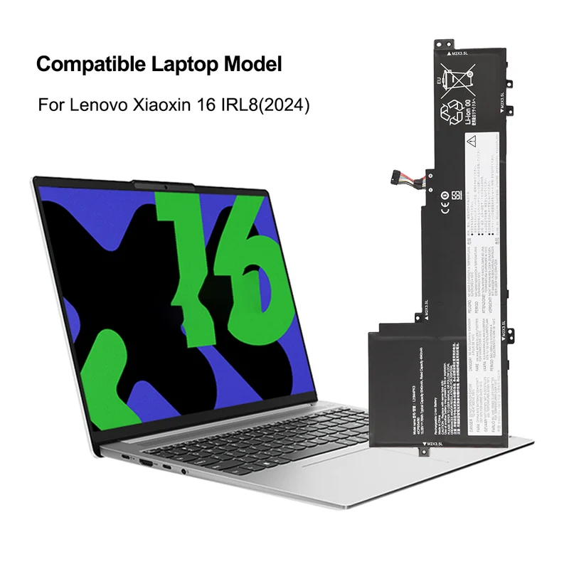 L23M4PK3 Laptop Battery For Lenovo Xiaoxin 16 IRL8 2024 Series