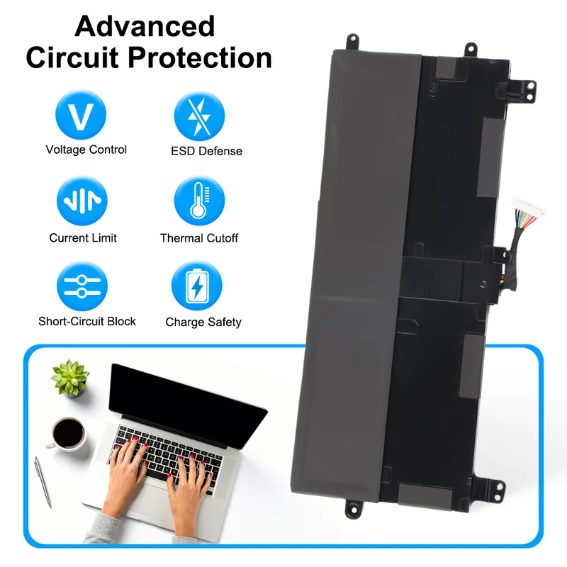 C41N2102-1 Laptop Battery For Asus Rog Flow Z13 GZ301(2023) GZ301W GZ301V