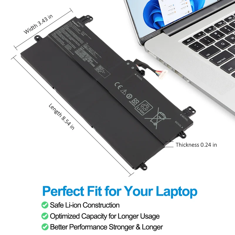 C41N2102-1 Laptop Battery For Asus Rog Flow Z13 GZ301(2023) GZ301W GZ301V