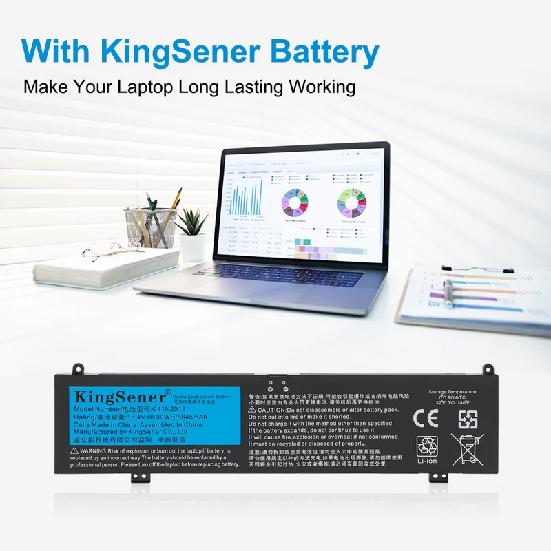 C41N2013 Laptop Battery Replacement For Asus TUF Gaming A17 FA707 FA707RM Series