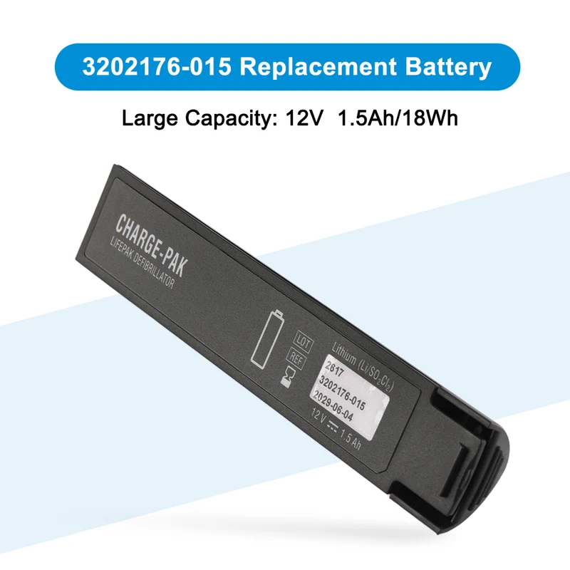 3202176-015 Replacement AED Battery for Physio-Control LIFEPAK CR Plus Express