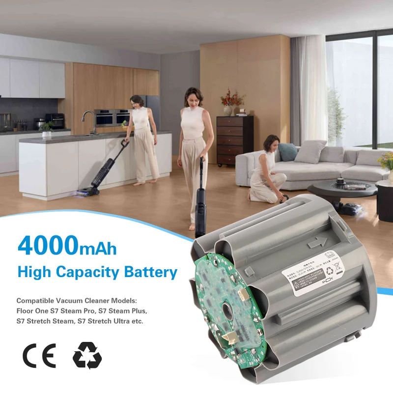 CL2123-7S1P-02B Replacement Battery For Tineco Floor ONE S7 PRO