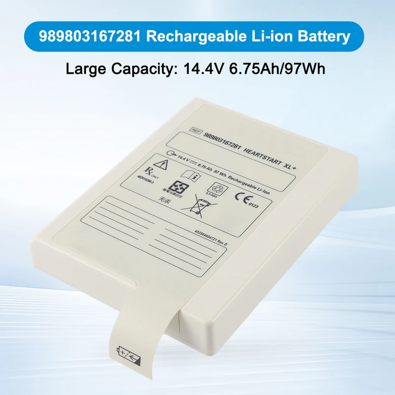 Replacement Battery For Philips 989803167281 HeartStart XL+