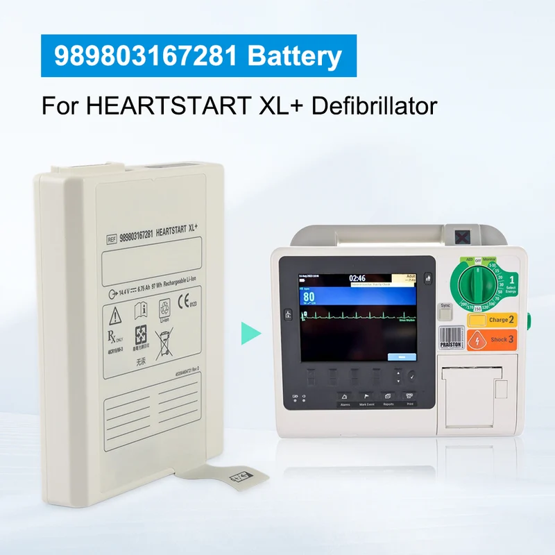 Replacement Battery For Philips 989803167281 HeartStart XL+